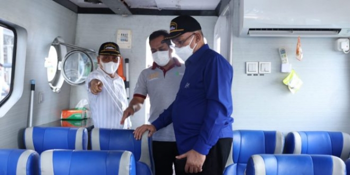 Sekda Aceh Tinjau Kapal Ambulance Laut, di Ulee Lheue