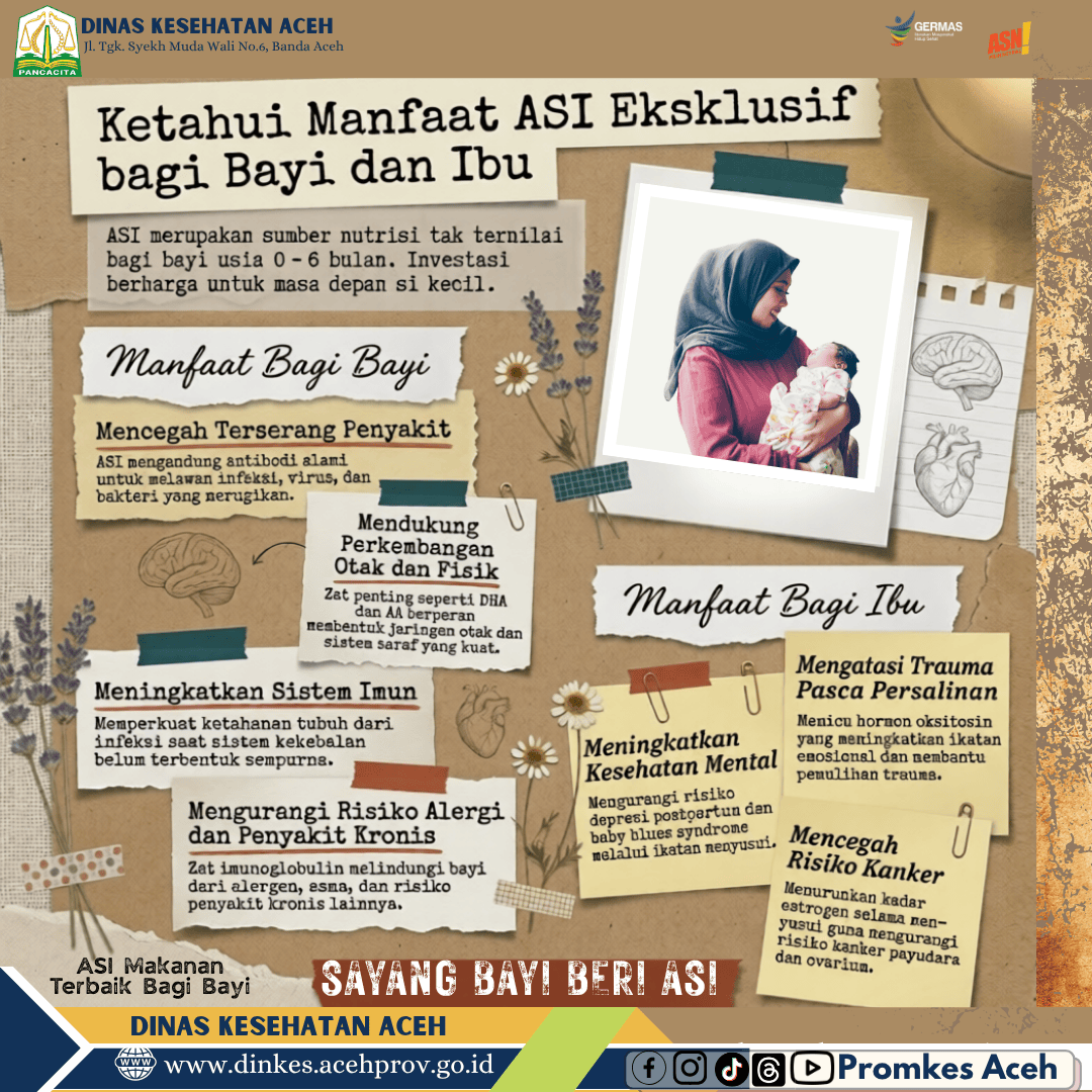 Manfaat ASI Ekslusif Bagi Ibu dan Bayi