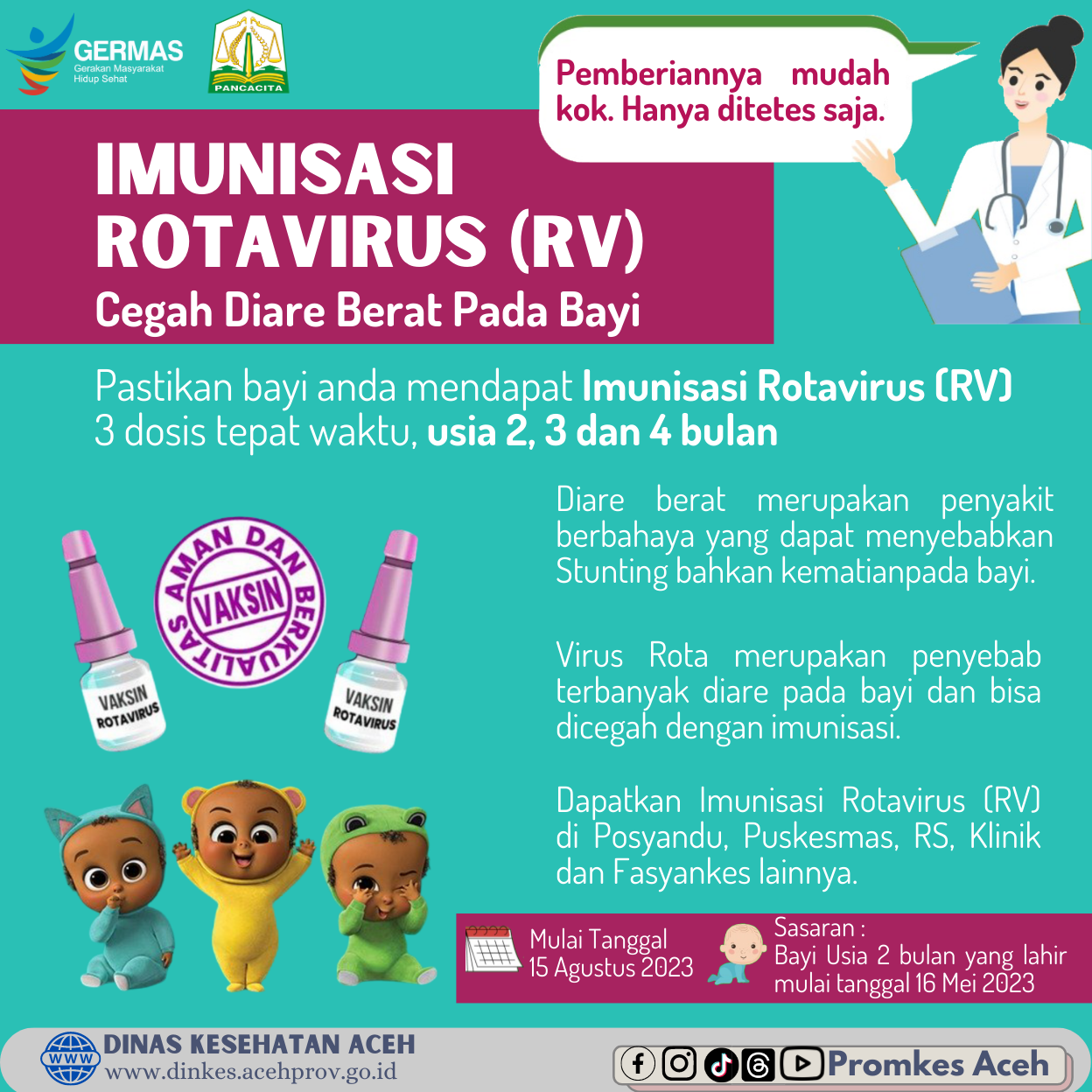Flyer Imunisasi Rotavirus