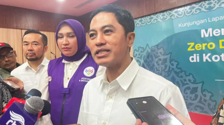 Wakil Menteri Kesehatan Dante Saksono usai kegiatan Kunjungan Lapangan Tematik dan Media Briefing ‘Mengejar Anak Zero Dose’ di Banda Aceh, Jumat, 22 Mei 2026