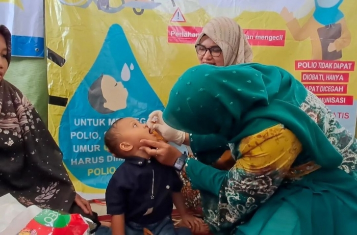 Satu Juta Lebih Anak Aceh Sudah Mendapat Tetes Polio Dosis Kedua