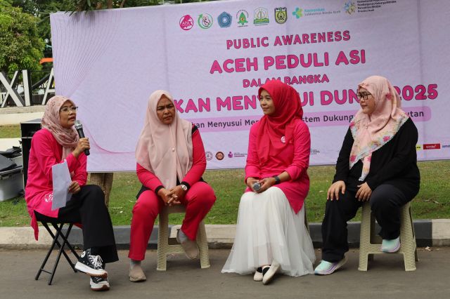 Aceh Peringati Pekan Menyusui Dunia 2025