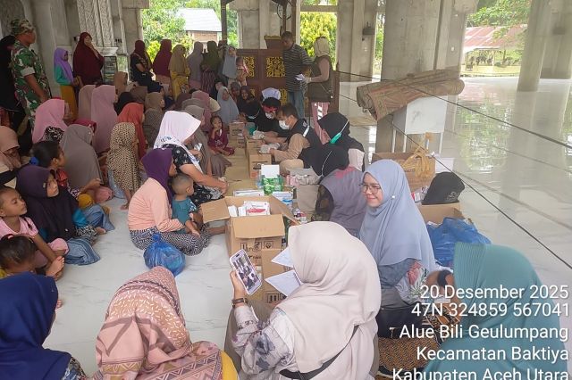 Buka Layanan Kesehatan Bergerak, Tim EMT Terpadu Dinkes Aceh Layani 2.000 Warga Terdampak Bencana di Aceh Utara