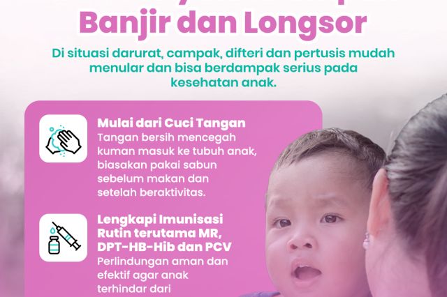 Kemenkes Atur Tata Laksana Suspek Campak dan Pertusis di Situasi Darurat
