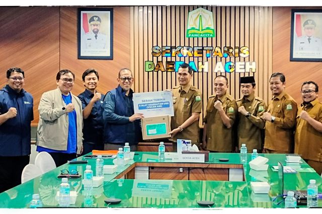 Human Initiative Sumbang 3 Unit USG Portabel untuk Aceh