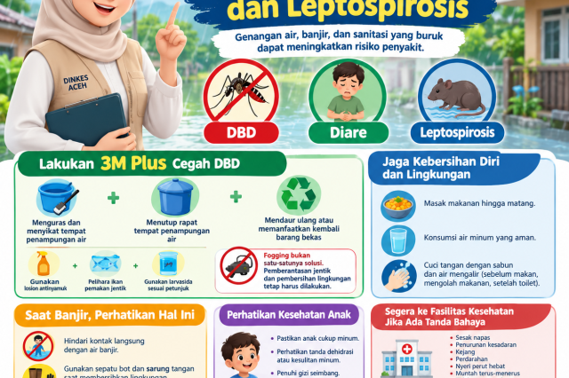 DBD, Diare hingga Leptospirosis Mengancam saat Musim Hujan, Ini Langkah Pencegahannya