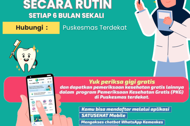 57% Warga Alami Masalah Gigi, Kemenkes Imbau Segera Ditangani di Puskesmas